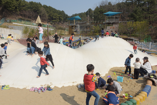 사상모험놀이장 뜀동산에서 즐거운 하루