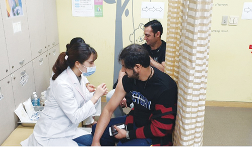 외국인 근로자 무료 독감예방접종 실시 2