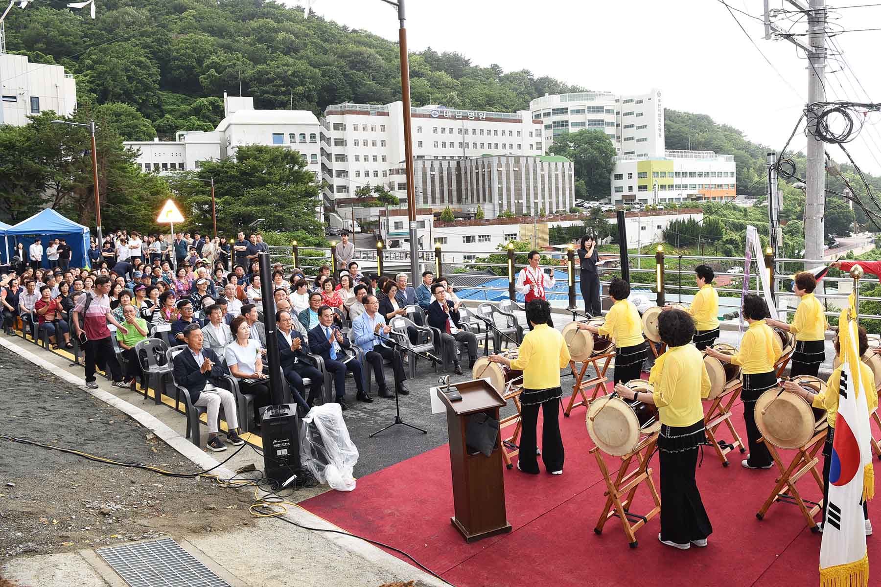 구덕터널 상부~서구 경계간 연결도로 개통식 2