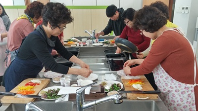 건강증진센터 상설 운동교실 조리실습 실시