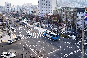 주례교차로~서면교차로 BRT 개통