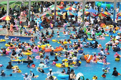 삼락야외수영장 개장