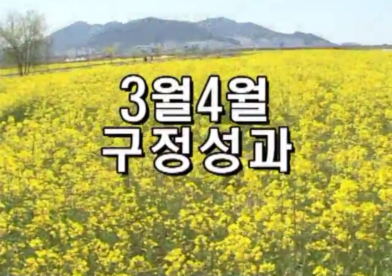 2010. 3.4월 구정성과