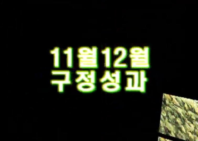 2010년 11,12월 구정성과