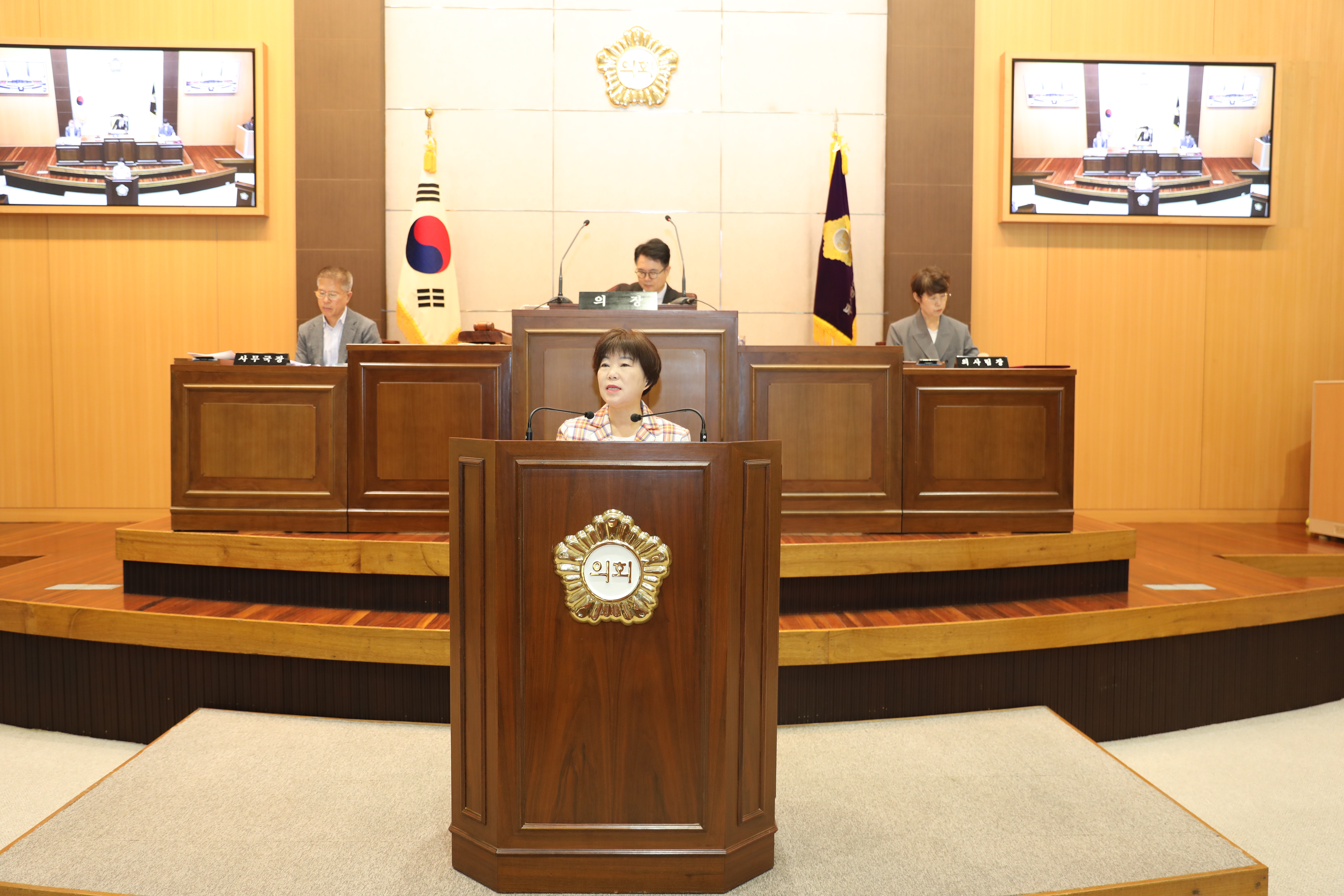 제255회 임시회 제2차 본회의 김향남 의원 5분 자유발언 사진