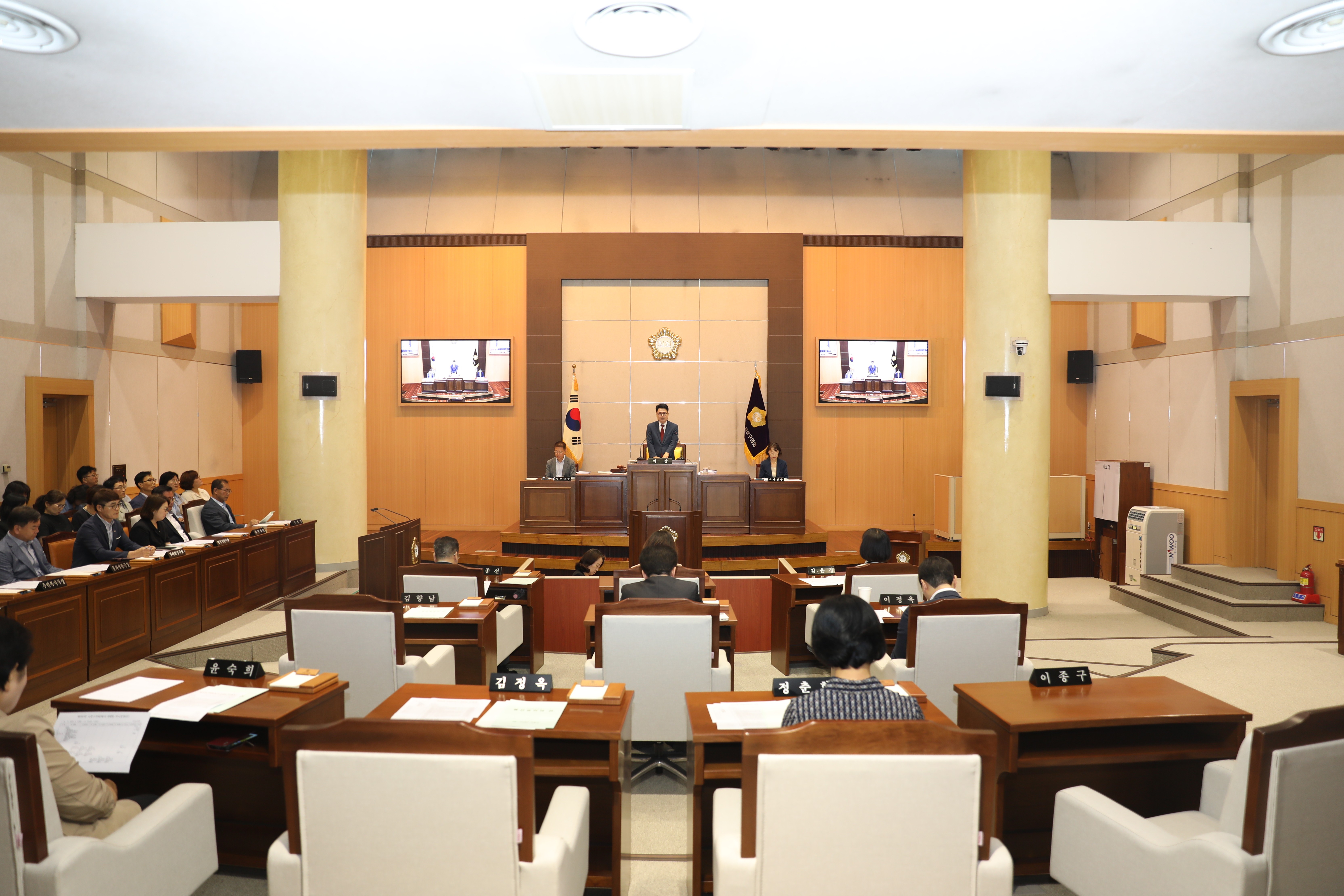 제260회 정례회 제1차 본회의 및 의원총회 사진
