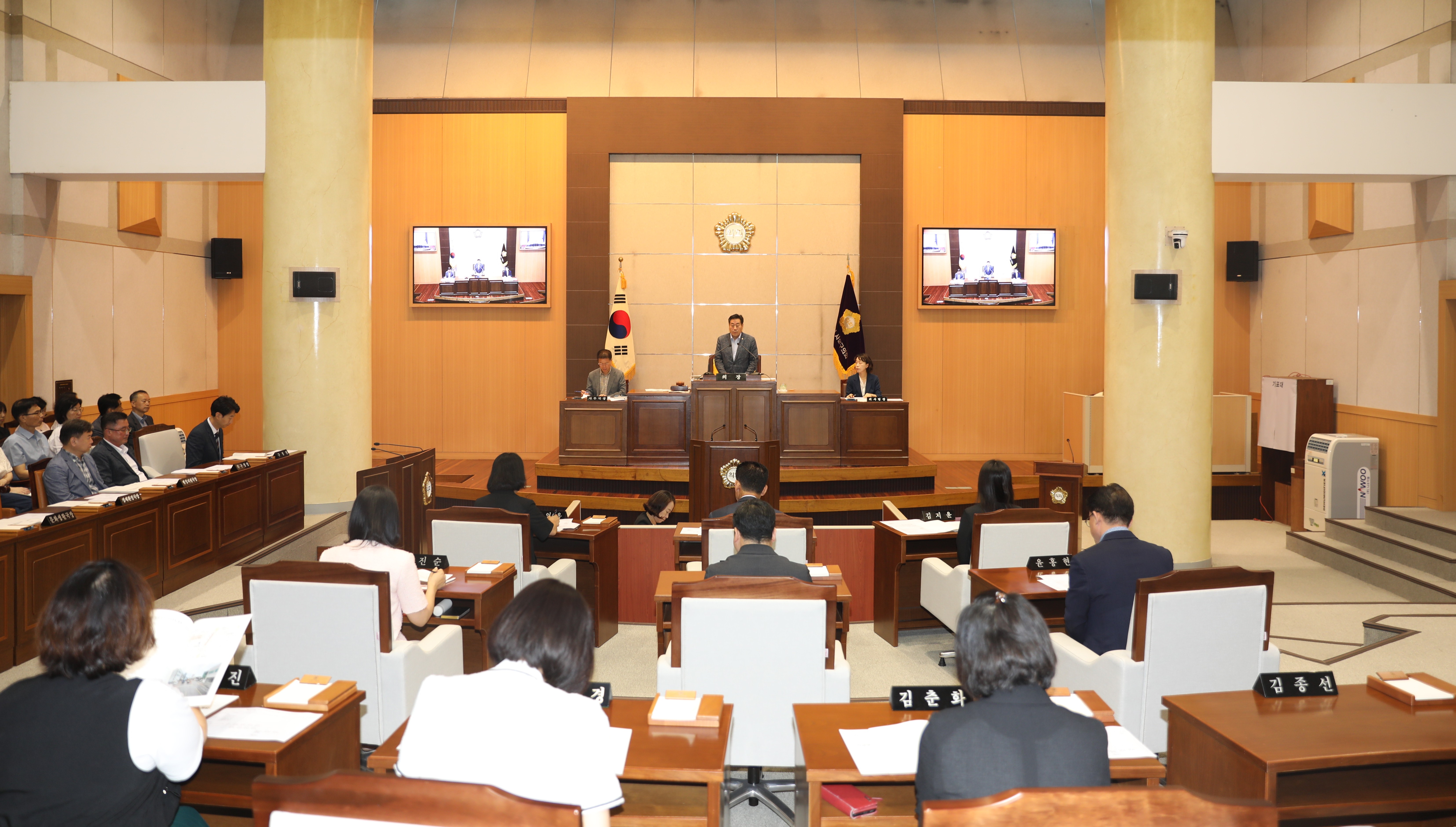 제262회 임시회 제1차 본회의 사진