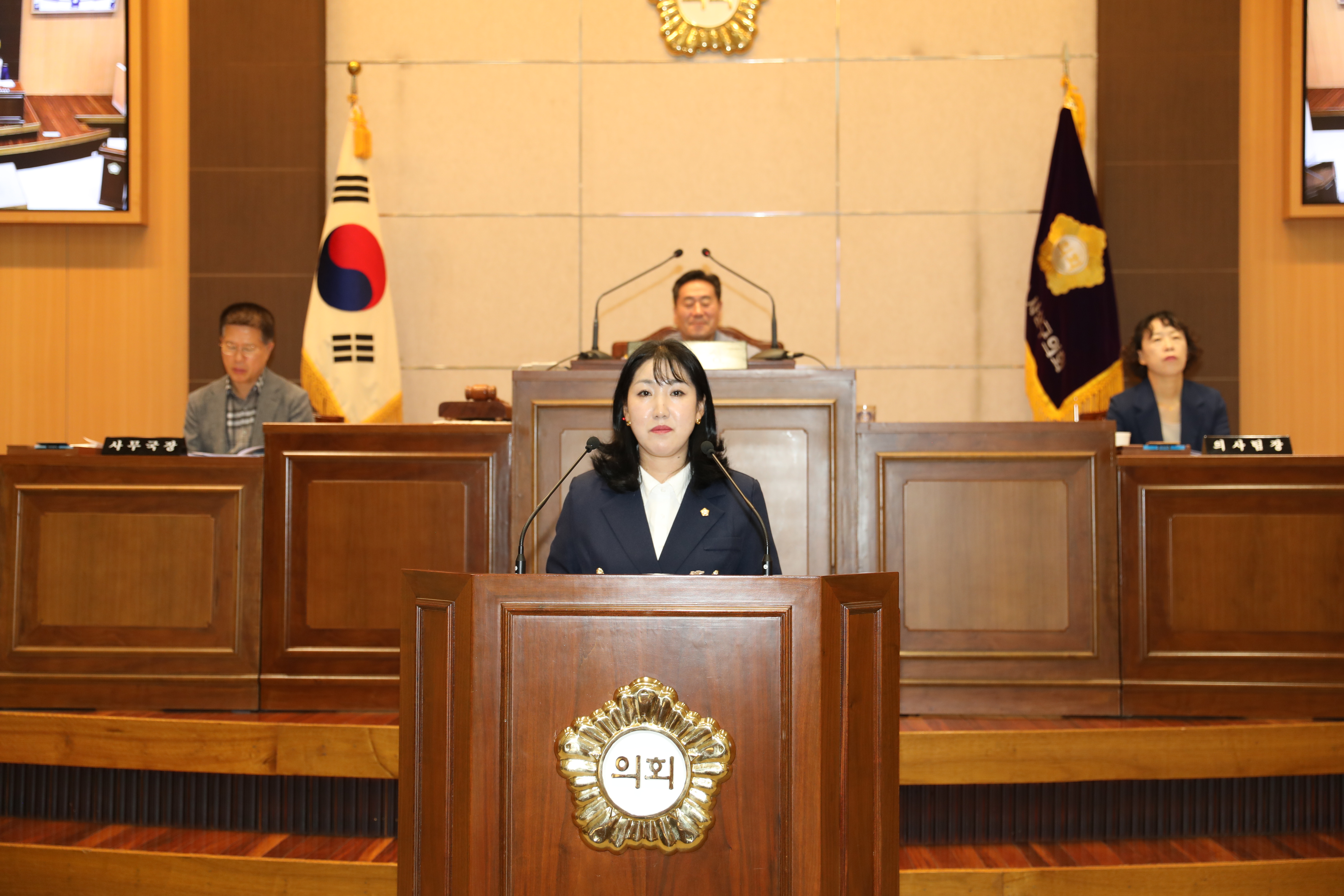 제263회 임시회 5분 자유발언(김진순 의원) 사진