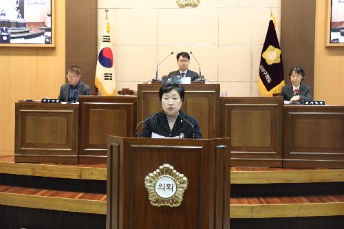 제258회 임시회 제2차 본회의 5분 자유발언(윤숙희 의원)