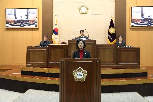 제258회 임시회 제2차 본회의 5분 자유발언(정춘희 의원)