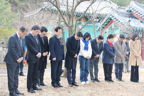 3.1절 기념 동산 김형기 선생 추모행사