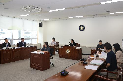 제262회 임시회 행정경제위원회 업무보고 및 제1회 추경 예산안 예비심사