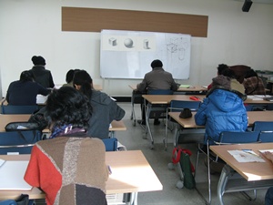 2013년 1/4분기 뎃생과 스케치 수업 모습