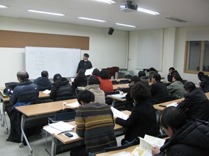 2013년 1/4분기 야간일본어 수업 모습