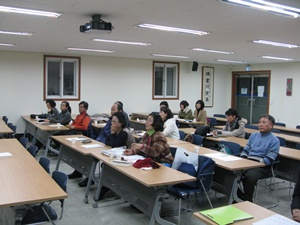 2013년 1/4분기 실용중국어 수업 모습