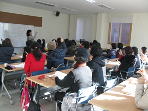 2013년 1/4분기 동화구연지도사 수업 모습