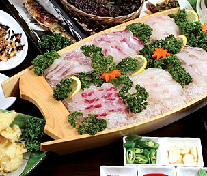 Geum hua 生鱼片店