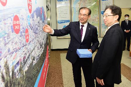 조병길 사상구청장 , 오스카 츠요시 주부산일본총영사 접견
