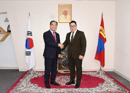 조병길 구청장, 주부산몽골영사관 방문