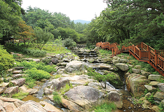 사색의 숲길 사상의 팔경의 하나인 서산낙조와 낙동강을 한눈에 볼 수 있으며 임도변 곳곳에 시판이 설치되어 건강과 함께 문학의 향기도 느낄 수 있다